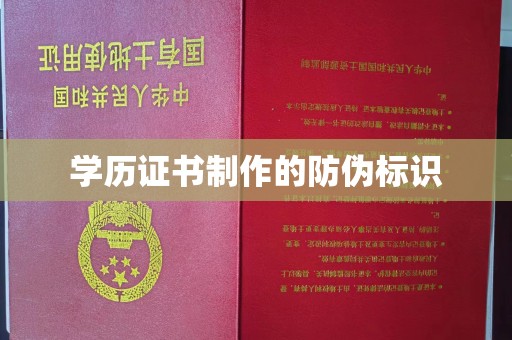 江源学历证书制作的防伪标识
