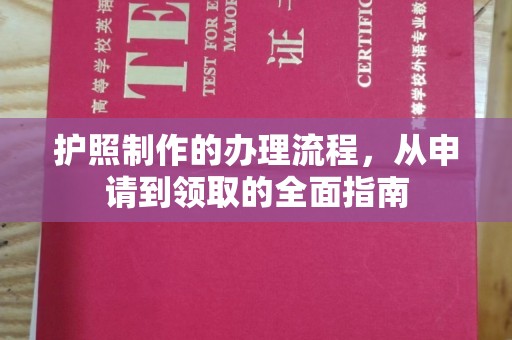 江源护照制作的办理流程，从申请到领取的全面指南