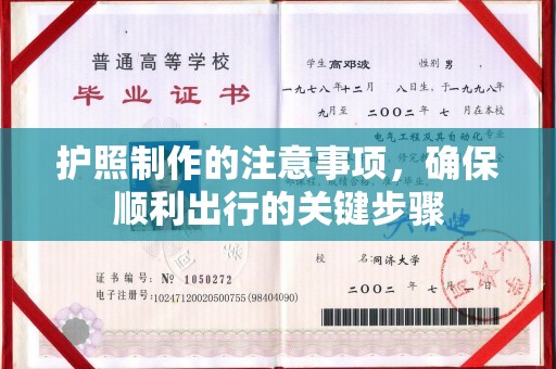 江源护照制作的注意事项，确保顺利出行的关键步骤
