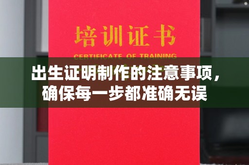 江源出生证明制作的注意事项，确保每一步都准确无误