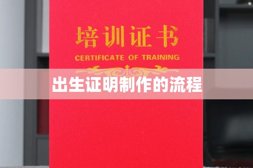 江源出生证明制作的流程