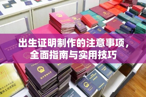江源出生证明制作的注意事项，全面指南与实用技巧